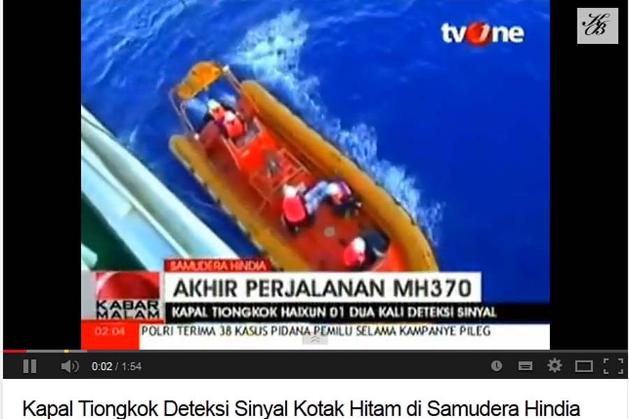 Pencarian MH370. Foto Vivanews