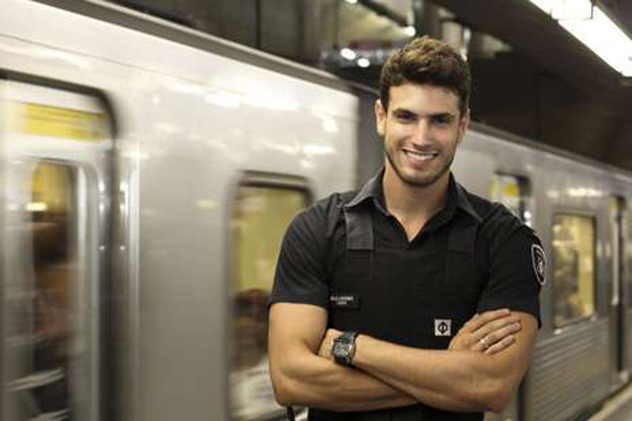 Guilherme Leao, petugas subway di Brazil (Rogrio Canella/ vejasp.abril.com)