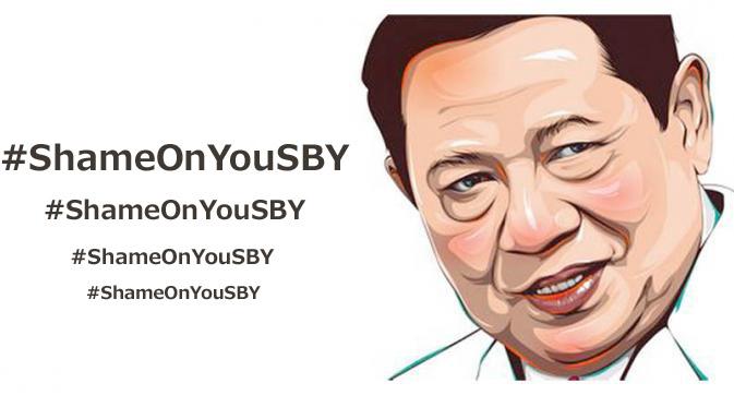 Politik Topeng, #ShameOnYouSBY Bertahan di Trending Topic Twitter